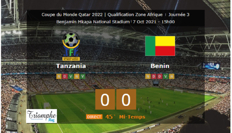 Mondial Qatar 2022 – Match Tanzanie Vs Bénin