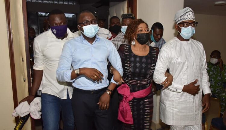 Joël Aïvo et Reckya Madougou