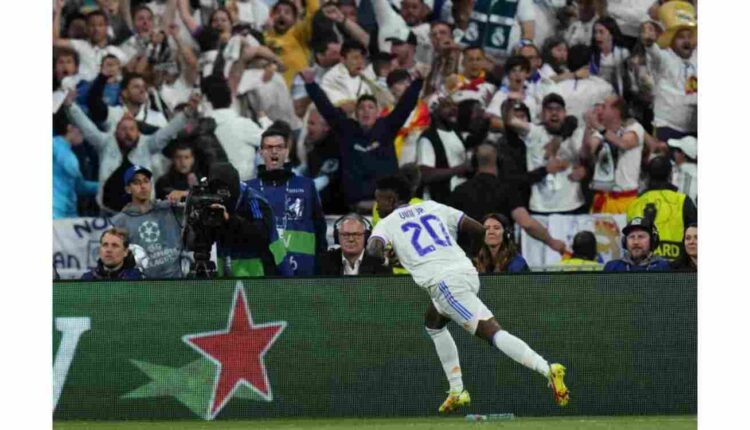 Vinicius a marqué le seul but de la rencontre. Photo Sipa