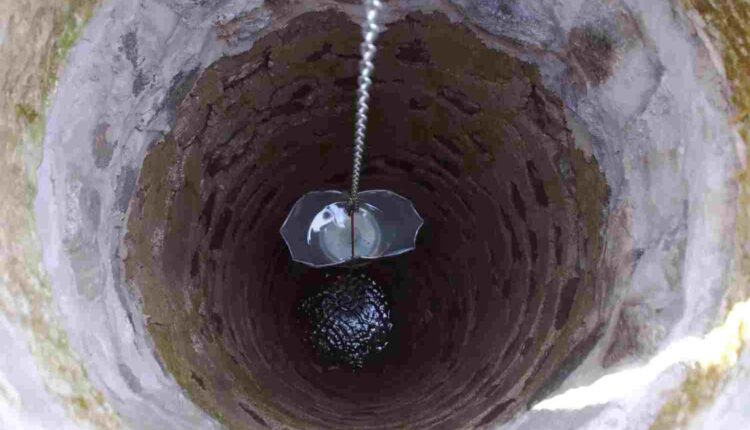 un puit de 56 mètres