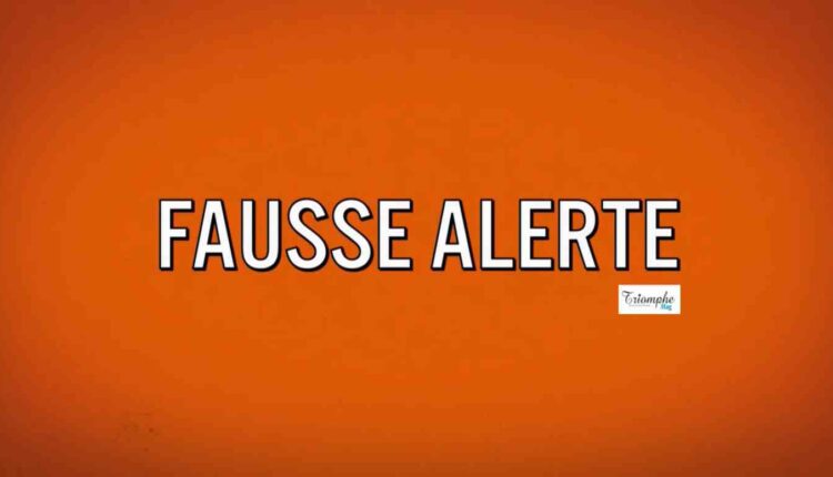 fausse alerte
