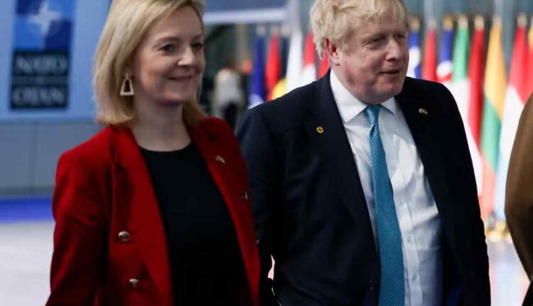 Liz Truss et Boris Johnson @ The Indépendant