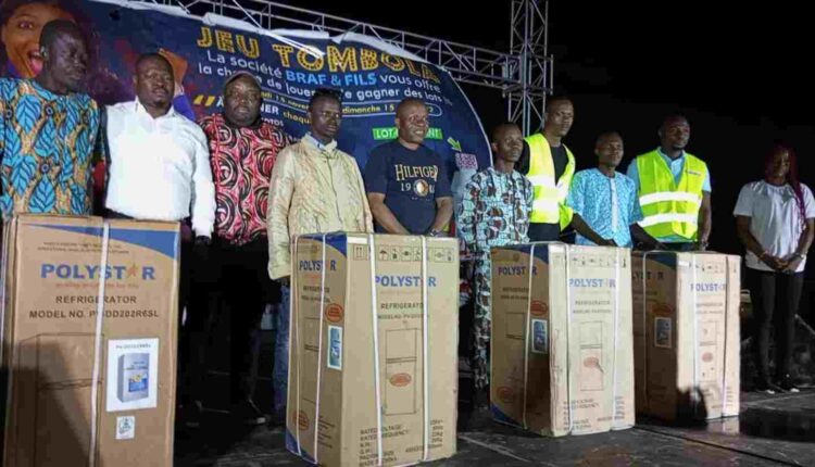 Bénin : remise des lots du jeu tombola de la Société BRAF & Fils