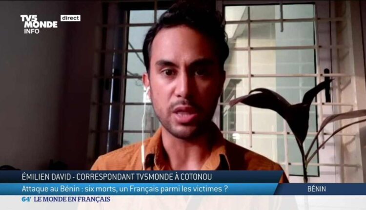 Émilien David, correspondant TV5 Monde à Cotonou