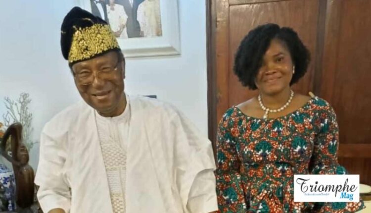 Bénin : tête-à-tête émouvant entre Nadine Okoumassoun et l'ex-président, Nicéphore Soglo