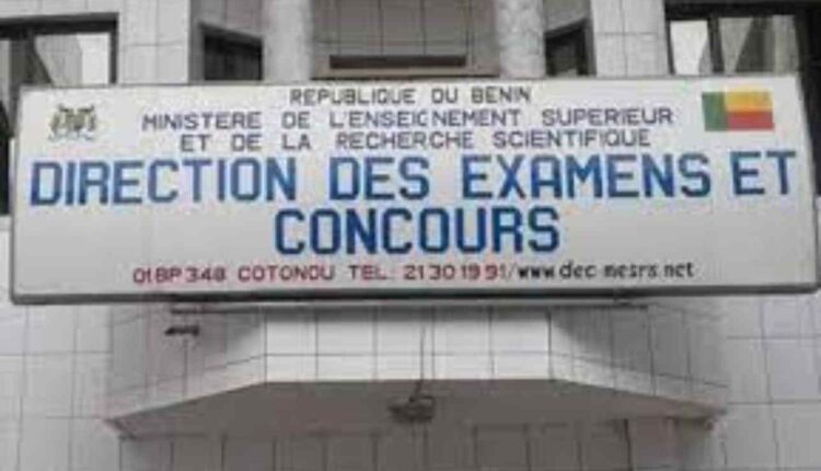 DIrection des examens et concours