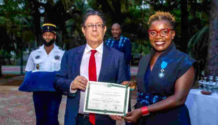 La béninoise Sandra Idossou