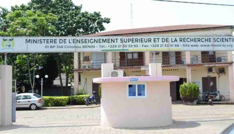 Ministère de 'enseignement supérieur et de la recherche scientifique