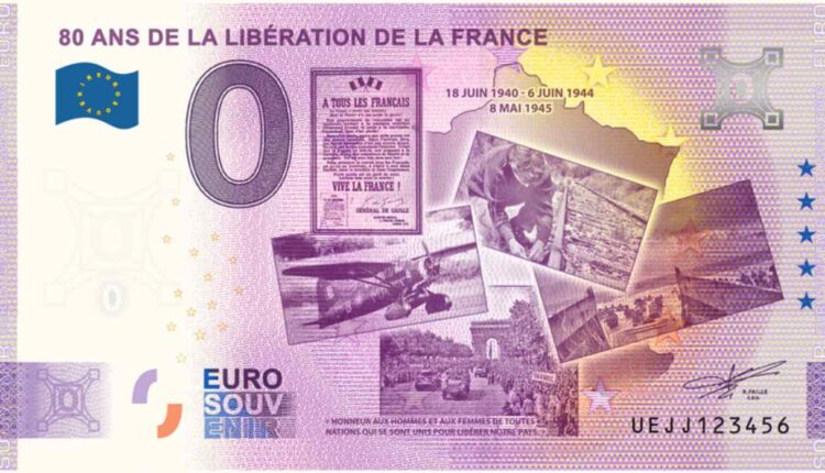 billet de 0 euro en France