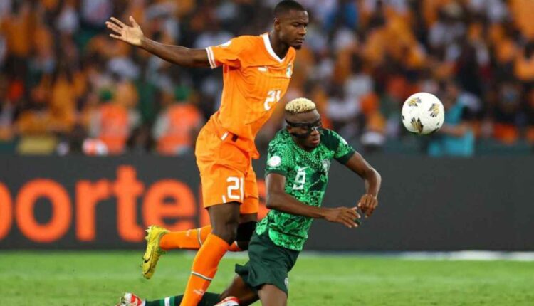 CAN 2023: Evan Ndicka domine le Nigérian Victor Osimhen. (Reuters)
