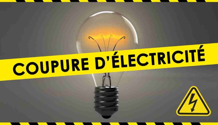 coupure d'électricité