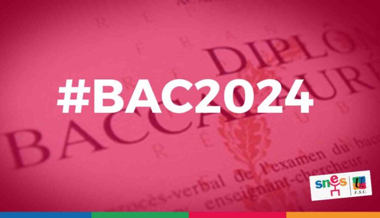 Examen du BAC 2024