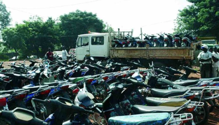 Engins à 2, 3 et 4 roues saisis par la police