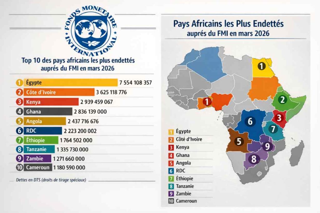FMI : voici le pays africain le plus endetté en mars 2026, le Bénin absent du top 10