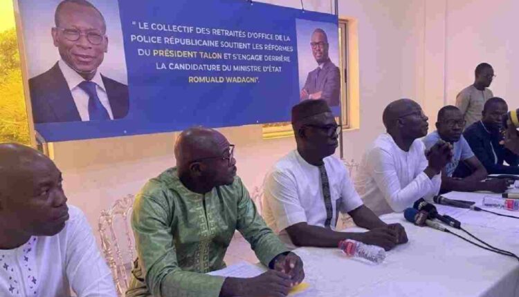 des policiers retraités d’office déclarent leur soutien à la candidature de Romuald Wadagni