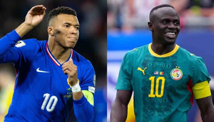 Kylian Mbappé et Sadio Mané