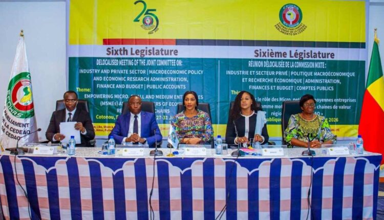 À Cotonou, le Parlement de la CEDEAO mise sur les MPME pour accélérer l’intégration économique régionale