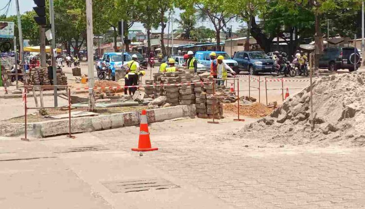 Route en construction